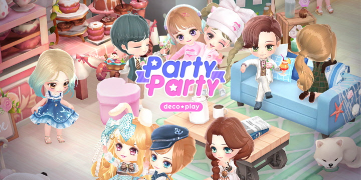 萌系派对《PartyParty Decorplay》今日韩国上市