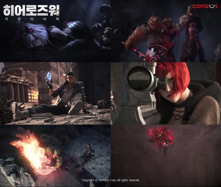 Com2us，反击战略RPG《勇者使命2：反击》8月13日韩国上线，同时公开全版影像